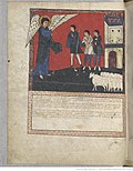 Annunciation to the shepherds, Saint-Sever Beatus