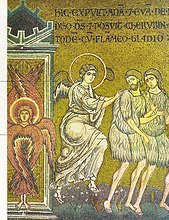 Unbek., Vertreibung aus dem Paradies, Mosaik (12./13. Jh.), Cattedrale di Monreale, Palermo (S. 19 · Paradiespforte)