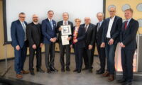Prof. Hofer and guests during the his farewell ceremony (photo by Jan Zwilling)