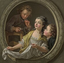 Charles Amédée Philippe van Loo, Seifenblasen, 1764, Washington, National Gallery of Art (S. 195 · Homo Bulla)