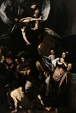 Michelangelo Merisi da Caravaggio, Die sieben Werke der Barmherzigkeit, 1607, Neapel, chiesa di Pio Monte della Misericordia (S. 138 · Werke der Barmherzigkeit)