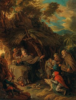 David Ryckaert III, Die Versuchung des hl. Antonius, 1650 (S. 77 · Der Teufel als Versucher)