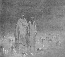 Gustave Doré, Illustration zu Dantes Inferno, canto 22, Vers 19, 1861-1868 (S. 37 · Ströme und Sümpfe der Unterwelt)