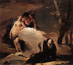 Giovanni Battista Tiepolo, Versuchung des hl. Antonius, 1720-25, Mailand, Pinacoteca di Brera (S. 129 · Überwundene Versuchungen)