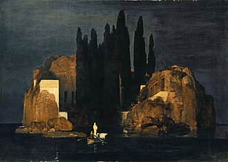 Die Toteninsel von Arnold Böcklin, 1880, Kunstmuseum Basel (S. 50 · Toteninsel)