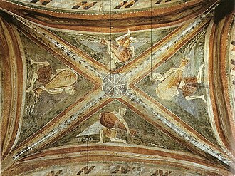 Die vier Paradiesströme, Abbazia di San Pietro al Monte, Civate (S. 26 · Die vier Paradiesströme), 11. Jhd.