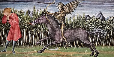 Giovanni di Paolo, Triumph des Todes, 15. Jhd., Siena, Biblioteca Comunale degli Intronati (S. 183 · Triumph des Todes) — Anm.: es dürfte in den 1440er Jahren entstanden sein