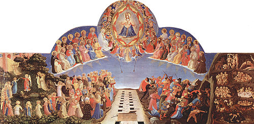 Fra Angelico, Das Jüngste Gericht, 1431-35, Florenz, Museo nazionale di San Marco (S. 210-11 · Jüngstes Gericht)