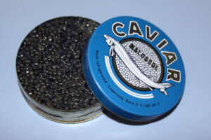 Caviar without official label. Photo: IZW Caviar without official label. Photo: IZW